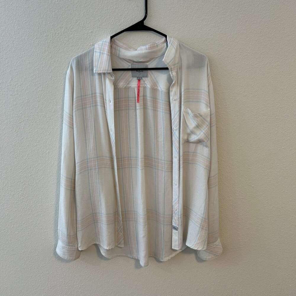White/Cream Rails Button Up Shirt